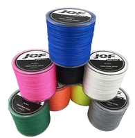 Ligne de pêche JOF 300m 4X 0.3 -12.0 Anti-morsure Fibre japonaise Ligne flottante Monocouleur pour la pêche en rivière