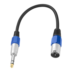 Bochara 30cm 6.35mm Stereo <span class=keywords><strong>Jack</strong></span> maschio a XLR maschio <span class=keywords><strong>microfono</strong></span> Mixer amplificatore convertitore cavo Audio - Product Image 5