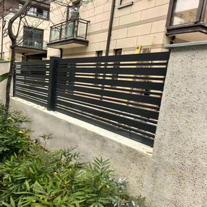 Paneles de valla de hierro y metal para jardín exterior, diseño moderno, varillas de acero decorativas para el hogar, paneles de acero de zinc, <span class=keywords><strong>precio</strong></span> de valla metálica - Product Image 6