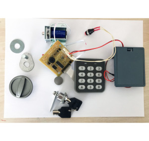 Pas cher petit panneau, Offres Spéciales serrure électronique pour un coffre-fort, gun cabinet, facile à installer, <span class=keywords><strong>film</strong></span> bouton, haute performance des coûts - Product Image 1