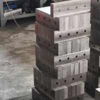 Lame de cisaille hydraulique robuste pour ferraille, couteaux supérieur et inférieur en alliage résistant à l'usure, personnalisable OEM
