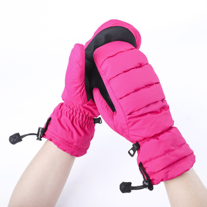 Venta al por mayor caliente antideslizante PU guantes de esquí de invierno a prueba de agua Windstop para damas nuevo estilo cálido deportes de invierno para esquiar al aire libre - Product Image 6