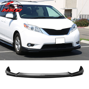 Fits For Toyota Sienna 11-17 MP Style Front Bumper Lip Spoiler <b>Splitter</b> Unpainted ABS Auto Parts Automotive Accessories - Product Image 1