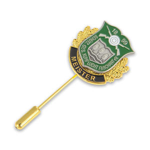 Эмалированная брошь с логотипом - Product Image 2