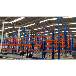 رف تخزين مستودع رف منصة نقالة بدون بوللس نظام أرفف للخدمة الشاقة أرفف منصة نقالة - Product Image 3