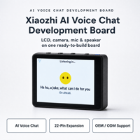 Kit de développement de robot de chat vocal IA Xiaozhi ESP32-S3 avec caméra, écran LCD 2,4 pouces et coque