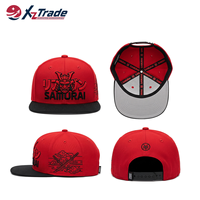Topi Snapback Original Grosir 6 Panel Flat Brim Hip Hop Bordir 3D Puff Gorras Topi Baseball Snapback Pria Wanita