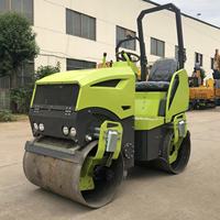 Mini compacteur vibrant rouleau d'asphalte Double tambour rouleau de route 1.5 tonnes Double tambour rouleau d'asphalte Vibro compacteur