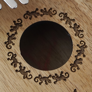 Instruments de musique à <span class=keywords><strong>percussion</strong></span> en bois de koa massif de marque Aiersi à 17 touches Kalimba Finger Piano Keyboard - Product Image 6