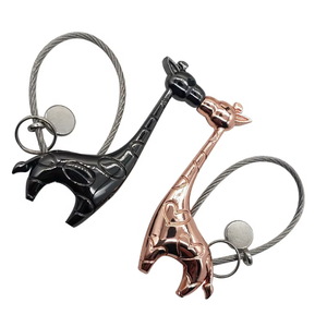 Porte-clés mignon en forme de cerf, porte-clés magnétique en or pour couple, cadeaux pour les amoureux, porte-clés pour hommes et femmes, porte-clés d'animaux adorables - Product Image 6
