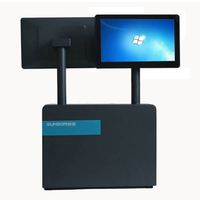 Terminal de point de vente Android/Windows à écran tactile de 11,6 pouces avec imprimante thermique de 58 mm, prix d'usine