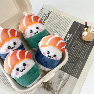 Portachiavi Natalizio Divertente e Kawaii, Ciondolo per Borsa a Forma di Sushi in Stile Giapponese, <span class=keywords><strong>Peluche</strong></span> Morbido Unisex 5-7 - Product Image 3