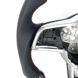 Accesorios de Interior de coche volante de fibra de carbono para <span class=keywords><strong>Volkswagen</strong></span> GTI Golf Mk7 Polo GTS GTD <span class=keywords><strong>GTE</strong></span> R <span class=keywords><strong>Passat</strong></span> CC R-Line - Product Image 5