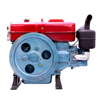 Motor Diésel Marino Refrigerado por Agua de Bajo Costo 1115, 22HP, Monocilíndrico, de Cuatro Tiempos, para Vehículos de Transporte Agrícola
