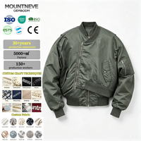 Chaqueta Bomber para Hombre, Cierre Asimétrico, Talla Grande, Nailon Cortavientos, Múltiples Bolsillos, Estilo Urbano, Personalizable con Logotipo, OEM, Alta Calidad