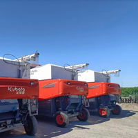 Moissonneuse-batteuse Kubota d'occasion fiable, reconditionnée, en bon état, sur roues, pour la récolte du riz et du blé
