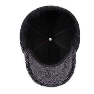 Gorra de Béisbol de Invierno para Hombre, Nueva Colección Otoño-Invierno, Gruesa, para Personas Mayores, Informal, Cálida, con Orejeras de Peluche - Product Image 4