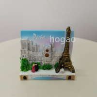 Aimant de réfrigérateur en résine 3D personnalisé Pays Souvenir touristique de France Paris Musée du Louvre Pays Souvenir touristique