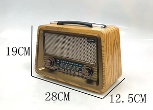 Radio portátil de <span class=keywords><strong>3</strong></span> bandas, Radio de madera AM <span class=keywords><strong>FM</strong></span> SW 2066BT - Product Image 4