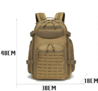 Vente en gros 45L sac à dos tactique sac à dos fermeture éclair sac de sport étanche pour camping randonnée chasse Mochila pour salle de sport travail voyage