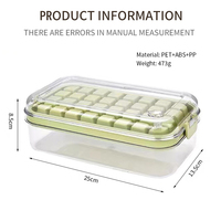 Bacs à glaçons en plastique avec couvercle pour whisky et jus, moule souple à démoulage facile pour congélateur, sans BPA, pour la maison, le bar et les fêtes
