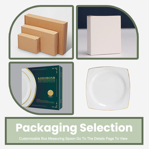 Assiettes <span class=keywords><strong>de</strong></span> dîner personnalisées en <span class=keywords><strong>porcelaine</strong></span> à bord doré, écologiques, design nordique, en <span class=keywords><strong>porcelaine</strong></span> fine blanche pour services hôteliers - Product Image 5