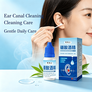 Gotas para el Cuidado del Oído 30ml, Líquido Limpiador del Canal Auditivo con Ácido Bórico, Alcanfor y Bicarbonato de Sodio, Ayuda a Suavizar la Cera del Oído para su Limpieza - Product Image 3