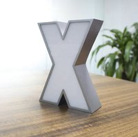 Letrero iluminado LED personalizado, iluminación 3D con cara iluminada, Letra de canal, logotipo, letrero de letra para exteriores e interiores