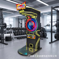 Machine de jeu d'arcade de boxe en métal à monnayeur avec caméra intégrée pour la mesure de la force, garantie 1 an pour les centres de jeux