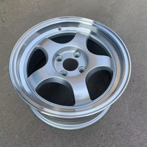 Ruedas de aleación de aluminio de 14-15 pulgadas de alta calidad GPWYK Diseño de cinco radios 35mm Offset 100mm PCD para modificación de automóviles de pasajeros <span class=keywords><strong>Upgr</strong></span> - Product Image 2