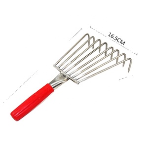 Râteau en acier inoxydable creusant des <span class=keywords><strong>palourdes</strong></span> au bord de la mer fruits de mer huîtres et <span class=keywords><strong>palourdes</strong></span> cueillette d'escargot artefact mer conduite ensemble - Product Image 5