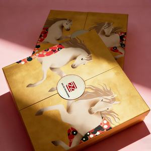 Caja de Embalaje para Chocolates Navideños con Inserto - Caja de Regalo Festiva para San Valentín, Eid y Año Nuevo (Capacidad para 12-25 Piezas) - Product Image 4