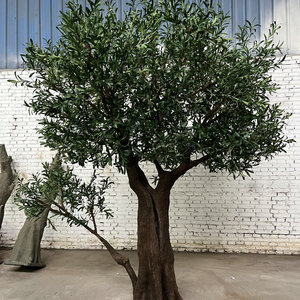 Artes grandes plantas artificiales bonsái árbol <span class=keywords><strong>olivo</strong></span> artificial 1M 2M 3M 5M alto resistencia Uv falso <span class=keywords><strong>olivo</strong></span> al aire libre árbol - Product Image 1