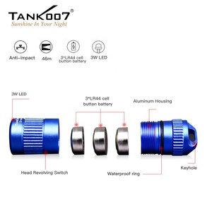 Cho tank007 Mini <span class=keywords><strong>torch</strong></span> ánh sáng công suất cao <span class=keywords><strong>LED</strong></span> lanternas IP67 không thấm nước 168 giờ liên tục Chiếu sáng cho cắm trại khuyến mại EDC - Product Image 2
