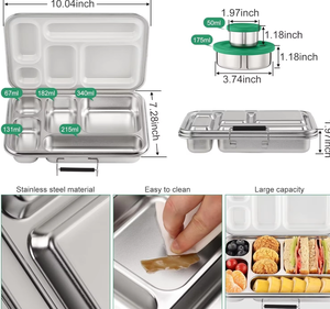 Boîte à lunch pour enfants en acier inoxydable, pour la rentrée scolaire, OEM, boîte à lunch pour enfants - Product Image 5