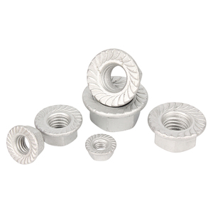 Tuercas hexagonales de brida Dacromet de alta resistencia Grado 10 con dientes dentados de bloqueo, sujetadores de acero al carbono para resistencia a la vibración - Product Image 5