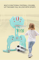 Ensemble de jeux d'intérieur multifonctionnel 3 en 1 en PVC/acier galvanisé pour enfants, utilisation commerciale dans les parcs d'attractions, balançoire, toboggan, personnalisable