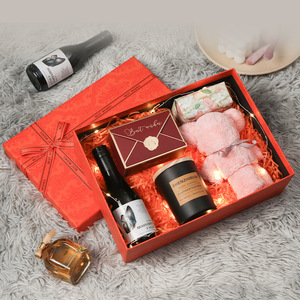 Caja de Regalo Rectangular Grande de Cartón Verde con Tapa y Base con Relieve y Lazo, de Alta Gama, en Stock - Product Image 3