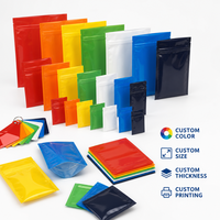 Kundenspezifisch Bedruckte Mehrfarbige Standbeutel Leere Mylar Regenbogen-Reißverschlussbeutel in Verschiedenen Farben für Verpackungen Großhandel