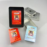 Cartes à Jouer Personnalisées en Gros, Poker, Papier Texturé Lin 300gsm, Revêtement UV, Boîte Imperméable, Utilisation Familiale