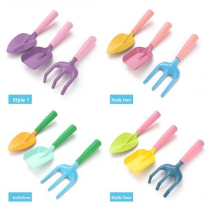 3Pcs <b>Kids</b> Garden Tool Set, Shovel Rake <b>for</b> Outdoor Planting, Beach <b>Sand</b> & Shell Digging Toy, Multi-use Gardening Hand Tools - Product Image 4