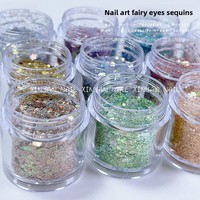 Paillettes de fée pour ongles, haute luminosité, polarisées, couleur magique, inspirées des Spice Girls, pour nail art, bijoux et gels