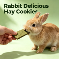 Friandises pour lapins, biscuits au foin pour cochons d'Inde et chinchillas, collations interactives pour animaux de compagnie, personnalisables