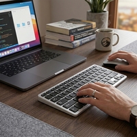 Clavier et Souris Sans Fil Portable Personnalisables pour Bureau