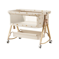 Lit bébé pliable portable pour enfants, berceau réglable en hauteur, lit d'appoint pour bébé, ensemble de literie pour bébé, berceau pour nouveau-né, vente chaude