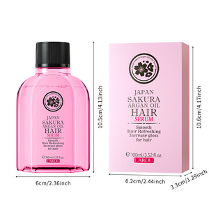 Superventas reparación Anti cabello roto suave y mejora seco y maníaco flor de cerezo japonesa Gump aceite suero para el cuidado del cabello 100ml - Product Image 5