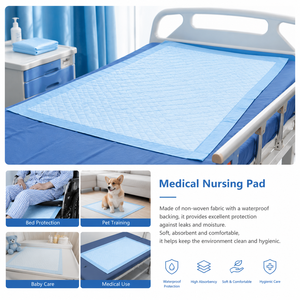 Degao Disposable Non-Woven Medical Underpads Waterproof Anti-Leak <b>Nursing</b> Bed <b>Pads</b> 60×90cm / 80×150cm For Hospital Clinic - Product Image 2