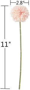 12pcs palla <span class=keywords><strong>di</strong></span> crisantemo artificiale fiori <span class=keywords><strong>di</strong></span> seta ortensia Bouquet da sposa da sposa per la <span class=keywords><strong>casa</strong></span> giardino festa ufficio caffè - Product Image 2