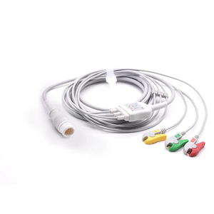 Factory Supply Compatible with Phillllipps M3064A Direct Connect ECG Cable M1001A 3 Leads Clip IEC ECG Cable - Product Image 1