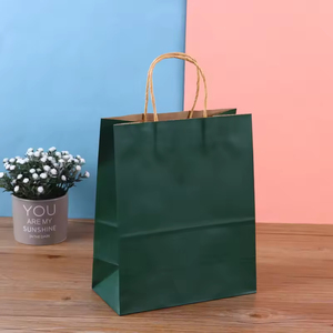 Bolsas de Papel Kraft Ecológicas Recicladas con Asas Marrones para Comida para Llevar, Bolsas de Regalo Personalizadas, Bolsas de Papel para Manualidades con Logotipo - Product Image 2